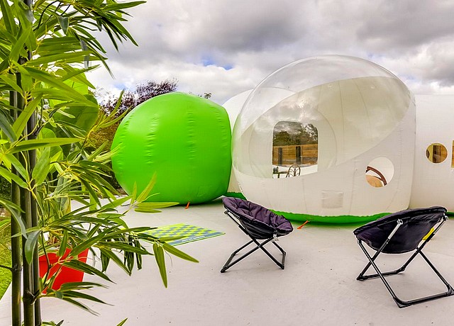 dormir dans une bulle près de paris chez les bulles de fleury