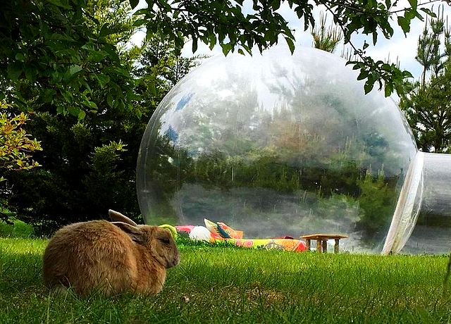 dormir dans une bulle proche de paris à la bulle des champs