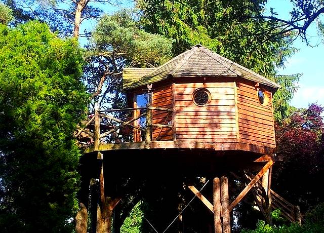 Dormir dans une cabane dans les arbres proche de Marseille au Domaine de la Carrauterie