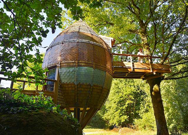 Optez pour une magnifique nuit insolite en amoureux près de Nantes, à Terragora Lodges